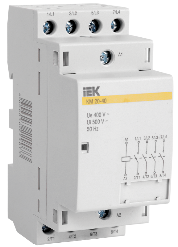 Контактор модульный КМ25-40 AC/DC IEK