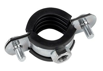 Хомут стальной 1 1/4" (40-45 мм), с уплотнителем EKF