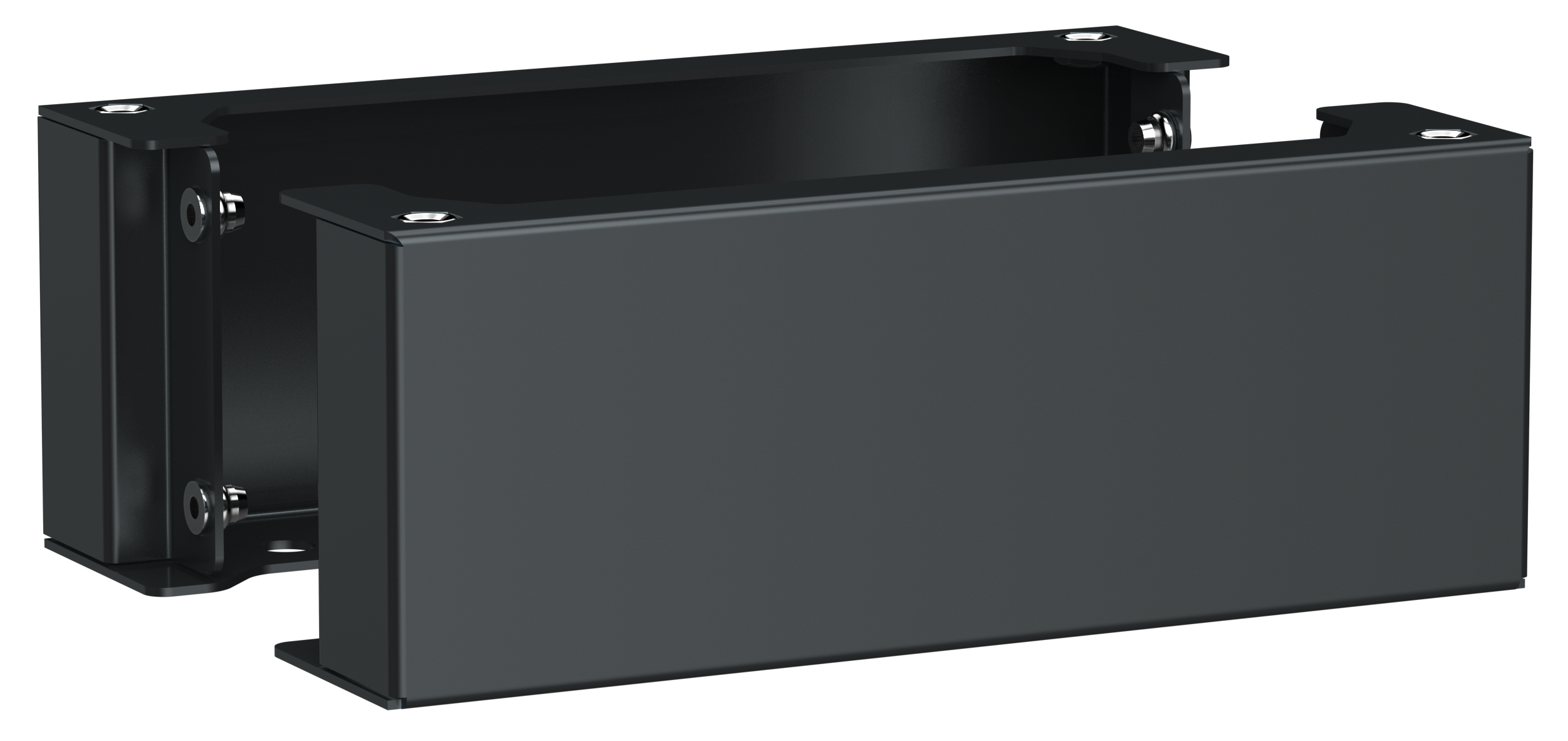 TITAN Панель цоколя ЩМП боковая 100х400мм RAL7021 (2шт/компл) IEK
