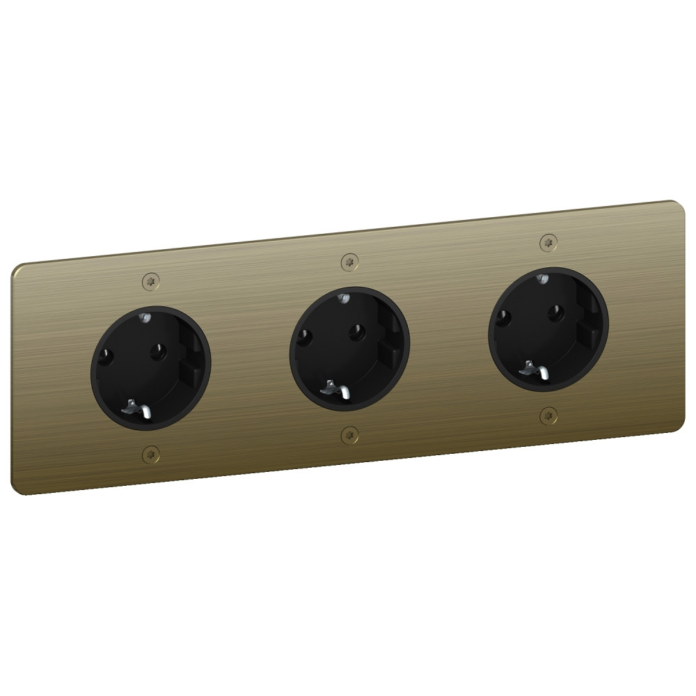 РОЗЕТКА 16Аx3 Schuko 2P+E