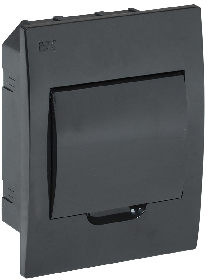 KREPTA 3 Корпус пластиковый ЩРВ-П-6 IP41 черная дверь черный IEK