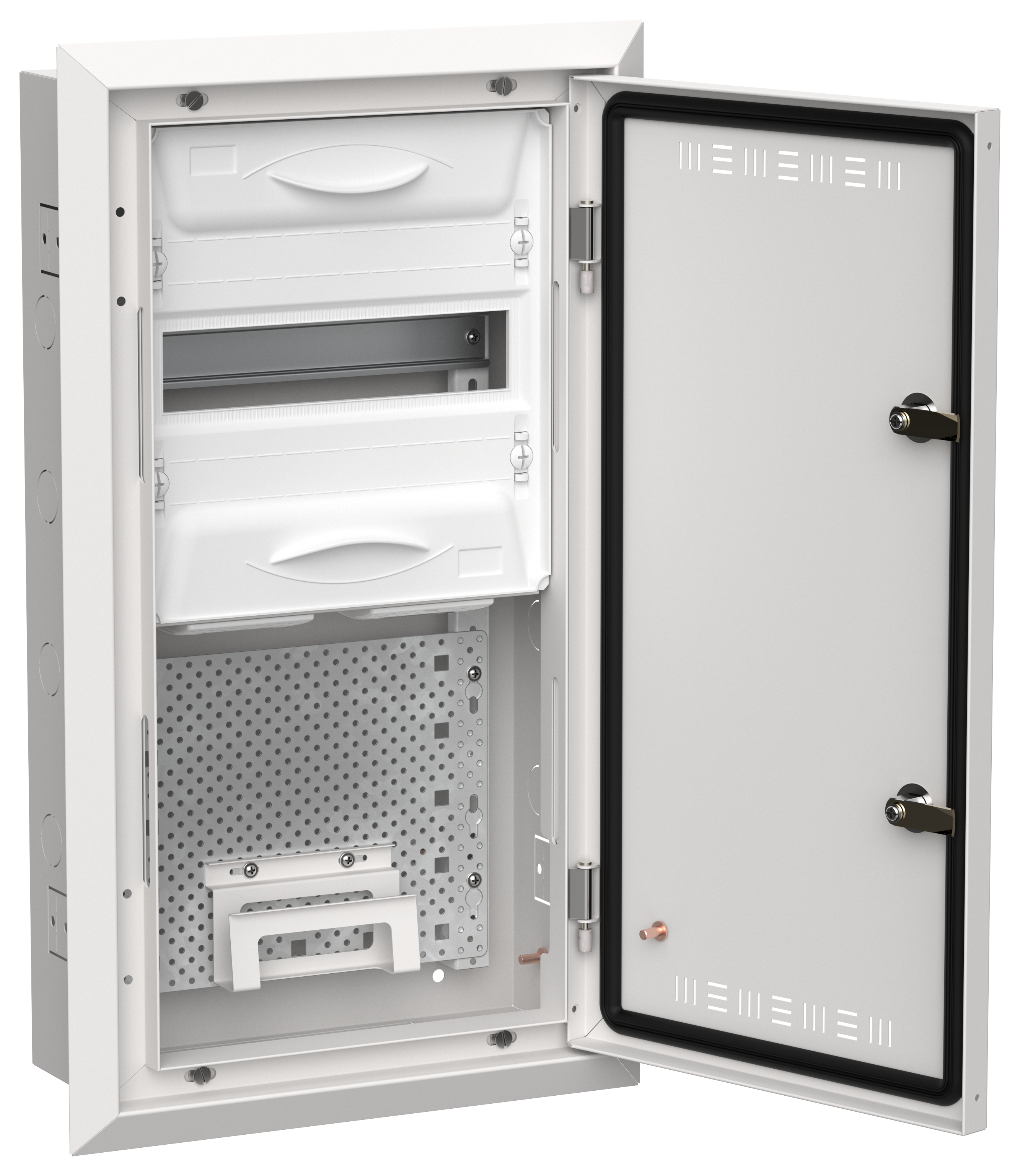 TITAN 5 Корпус комбинированный ЩРв-12 (1х36) 630х365х130мм IP30 белый IEK