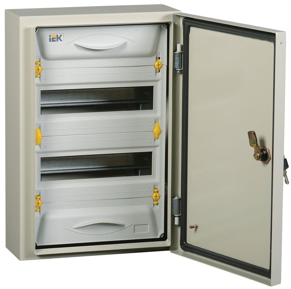 PRO Корпус металлический ЩРн-24з-1 У2 IP54 IEK
