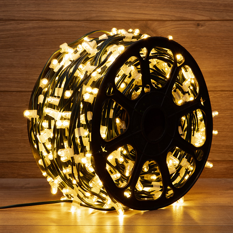 Гирлянда LED ClipLight 12V 150 мм, цвет диодов ТЕПЛЫЙ БЕЛЫЙ