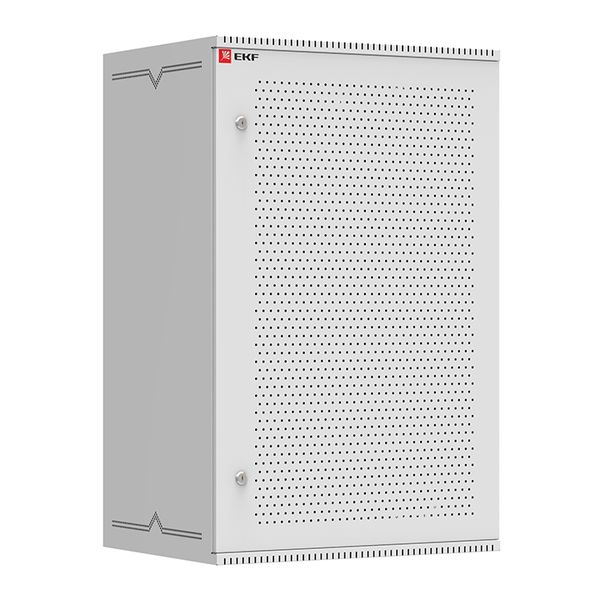 Шкаф телекоммуникационный настенный 18U (600x450) дверь перфорированная, Astra серия EKF PROxima