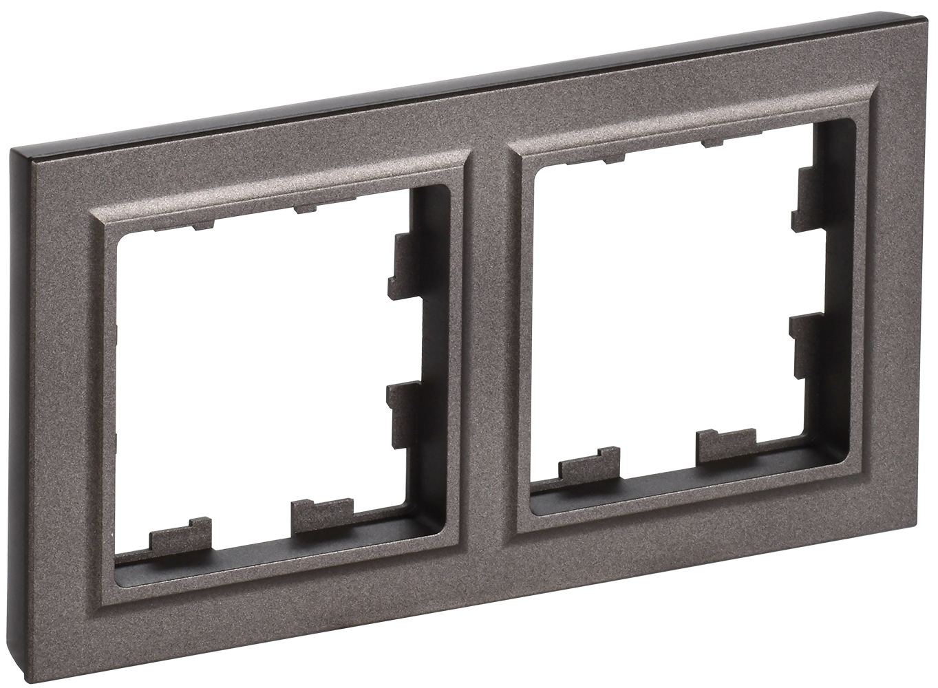 BRITE Рамка 2-местная IP44 РУ-2-БрТБ-44 темная бронза IEK