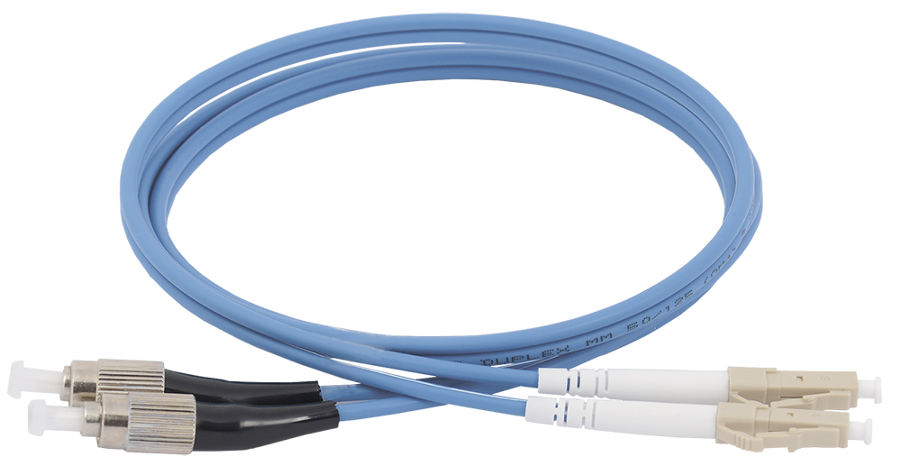 ITK Оптический коммутационный соединительный шнур (патч-корд), MM, 50/125 (OM4), FC/UPC-LC/UPC, (Duplex), 1м