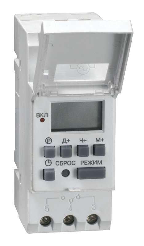 Таймер ТЭ15 цифровой 16А 230В на DIN-рейку IEK