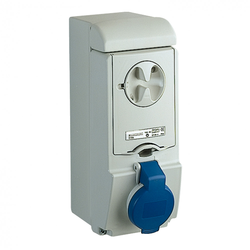 РОЗ UNIKA Б/ЗАЩ 16A 2P-E 200-250 IP44