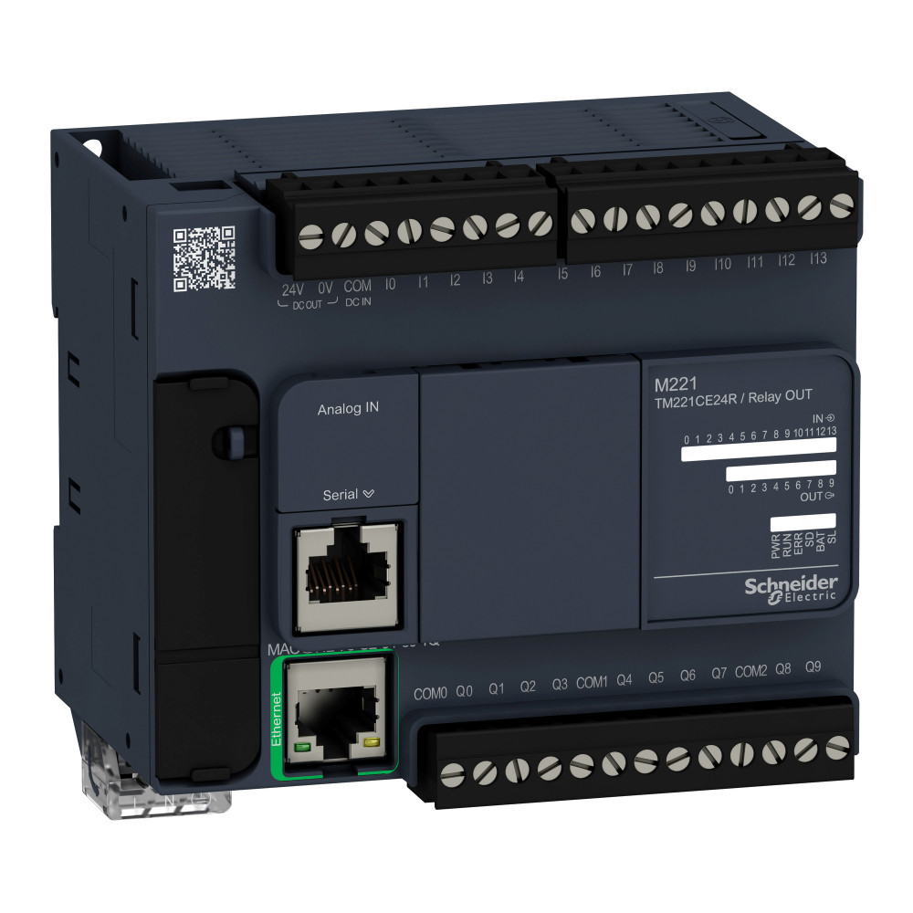 КОМПАКТНЫЙ БАЗОВЫЙ БЛОК M221-24IO РЕЛЕ ETHERNET