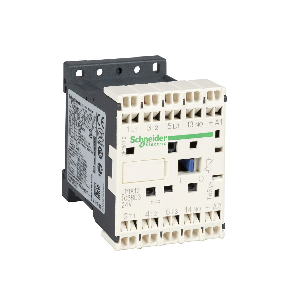КОНТАКТОР K 3P, 9 A, НО, 24V DC 1.8 Вт,