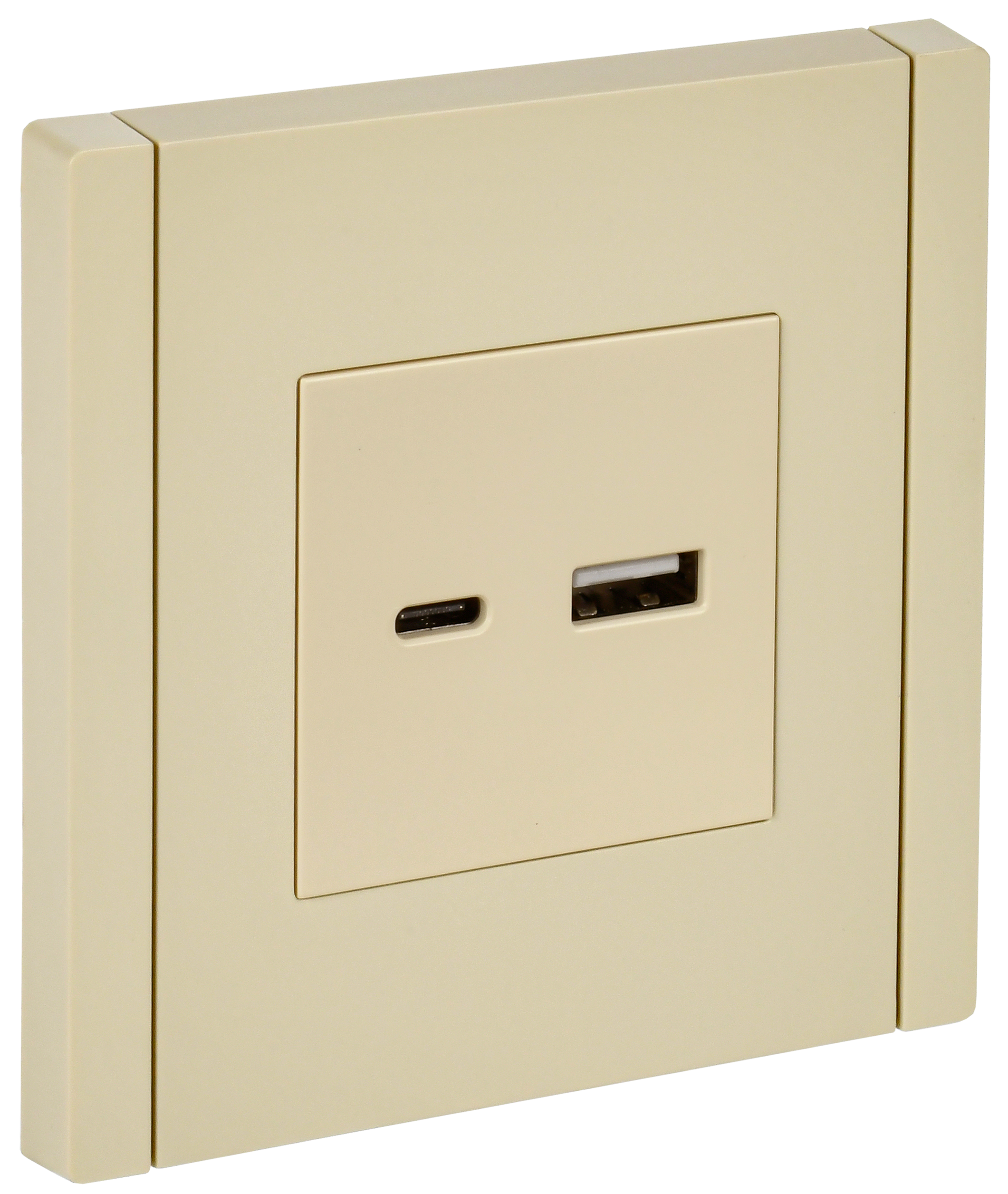 FORTE&PIANO Розетка USB A+C 18Вт FP451 ваниль IEK
