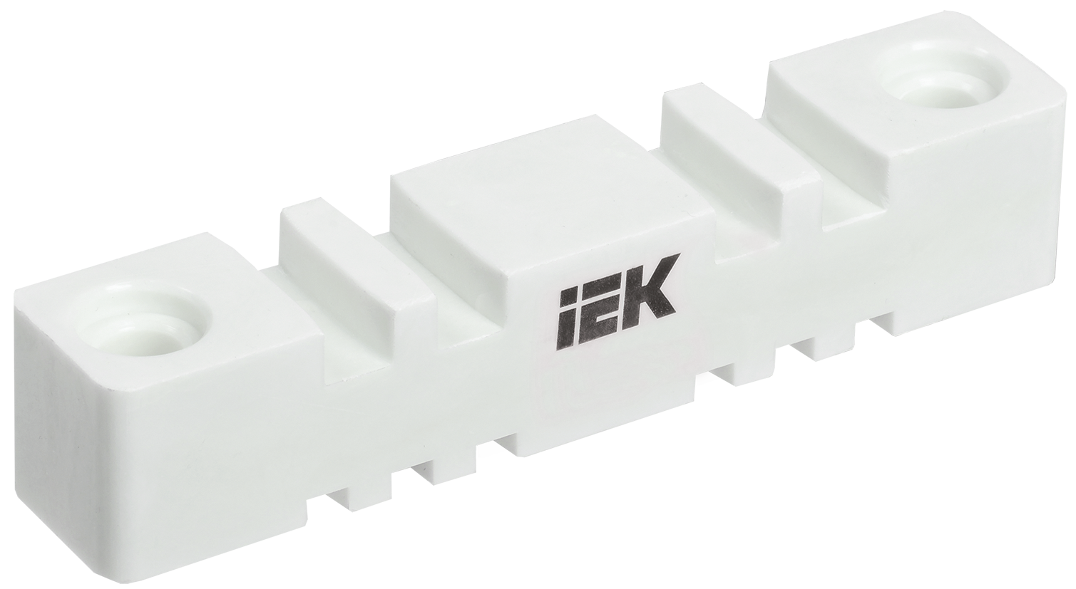 Изолятор шинный плоский ИШП 2P для шин 5мм и 10мм 180мм IEK