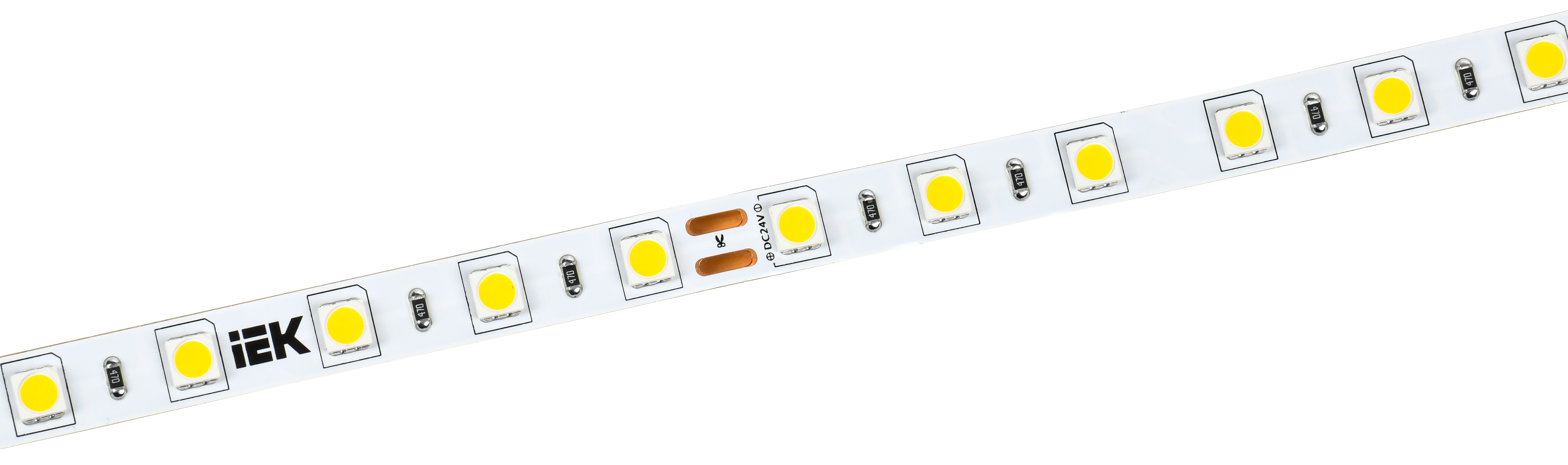 Лента светодиодная 5м LSR-2835WW120-12-IP20-24В IEK