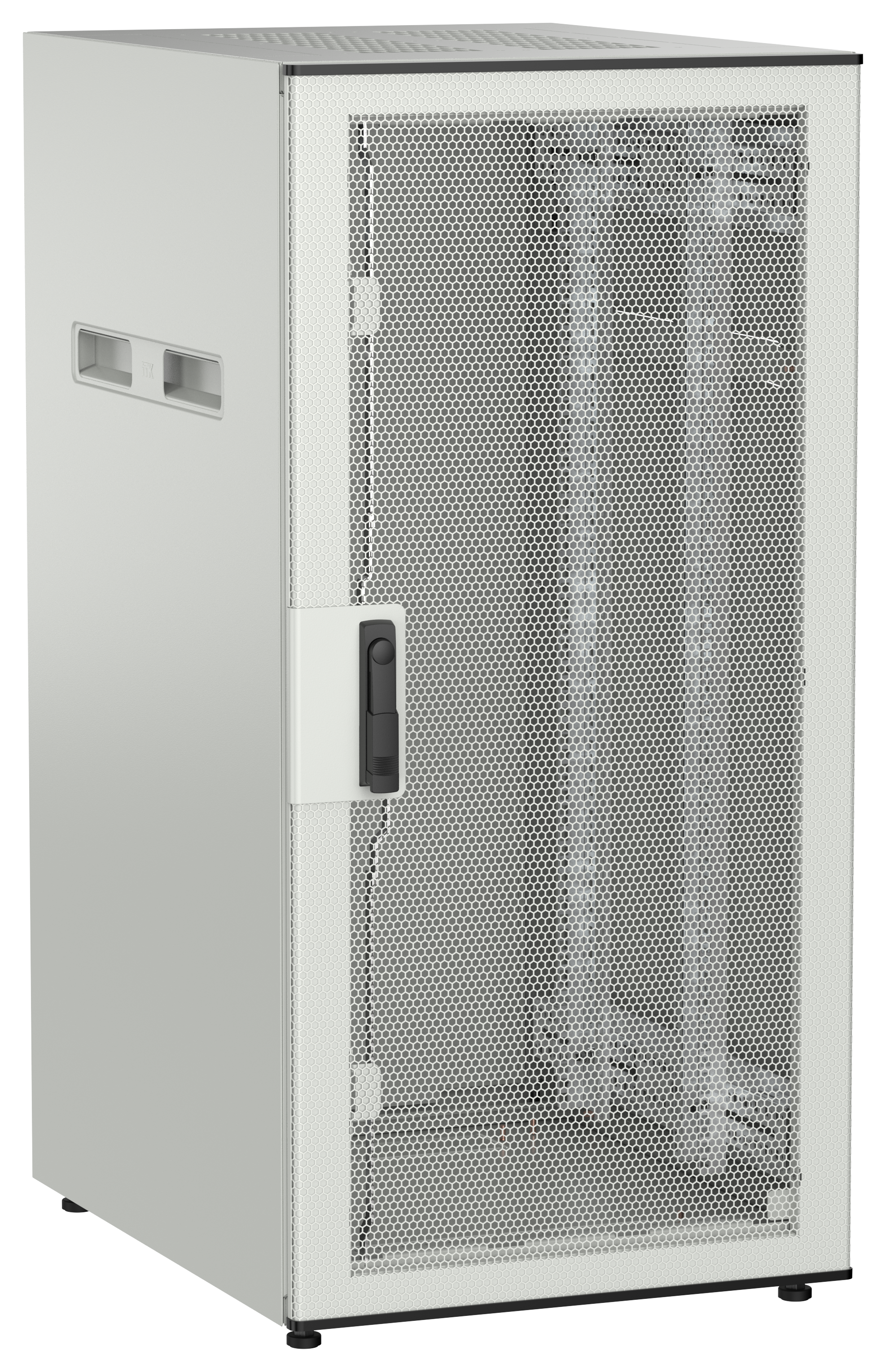 ITK UNITBOX N Шкаф сетевой 19" напольный 24U 600х800мм перфорированная передняя дверь серый