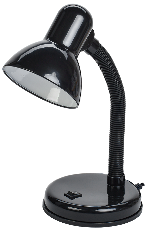 LIGHTING Светильник настольный 1002 на подставке Е27 черный IEK