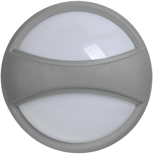 Светильник ДПО 1303 серый круг с пояском LED 6x1Вт IP54