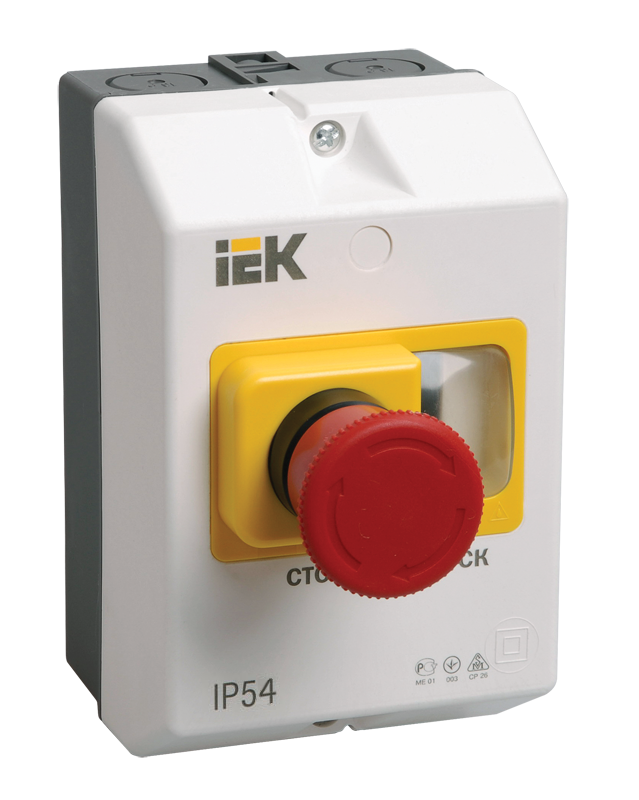Оболочка защитная с кнопкой "Стоп" IP54 IEK