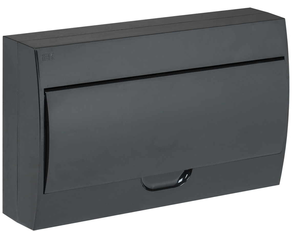 KREPTA 3 Корпус пластиковый ЩРН-П-18 IP41 черная дверь черный IEK