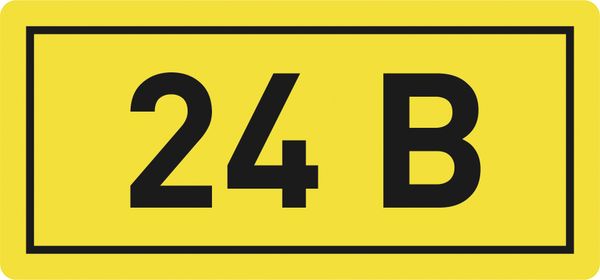 Наклейка "24В" (10x15) EKF PROxima