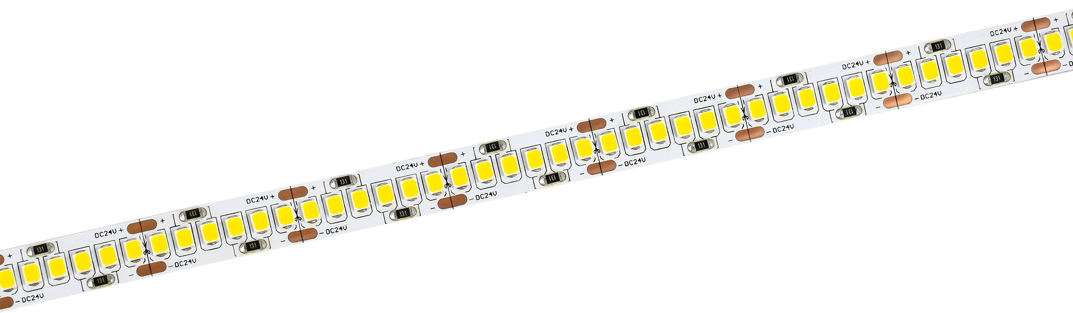 Лента светодиодная 5м SMD2835 240LED/м 22Вт/м IP20 ширина 10мм 24В холодный белый IEK