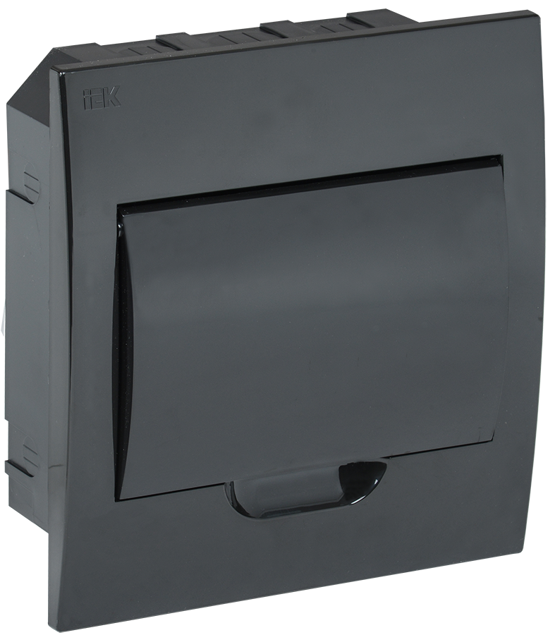 KREPTA 3 Корпус пластиковый ЩРВ-П-8 IP41 черная дверь черный IEK
