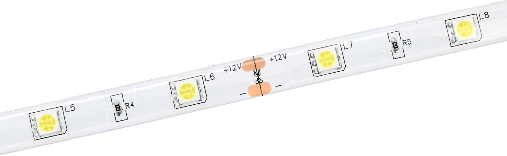 Лента светодиодная 5м LSR-5050W30-7,2-IP65-12В IEK