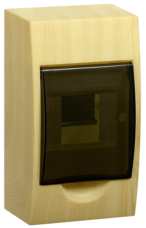 Бокс ЩРН-П-4 модуля навесной пластик (Сосна) IP41 IEK