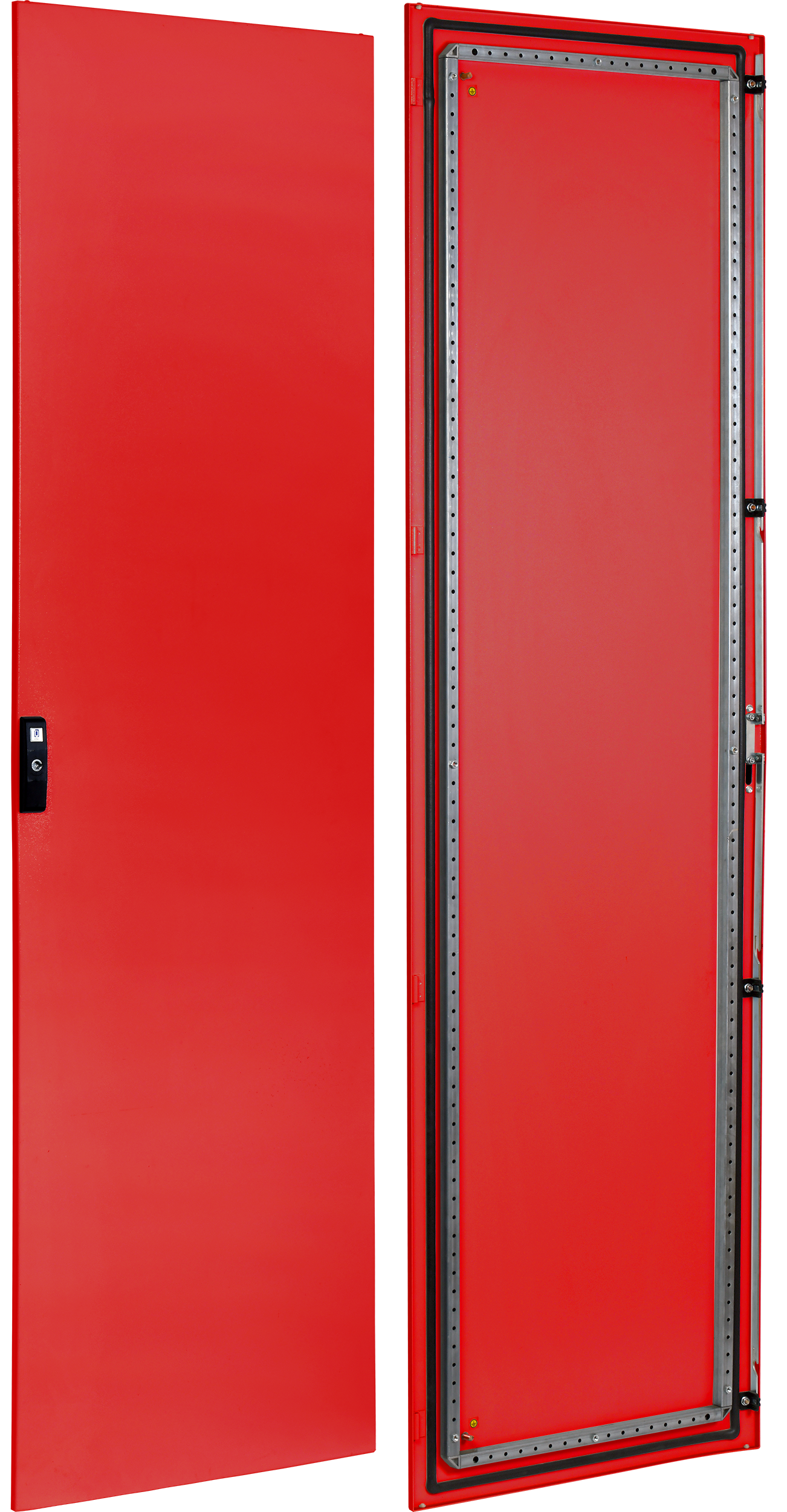 FORMAT Дверь металлическая 2000х600мм RAL3020 красная IEK