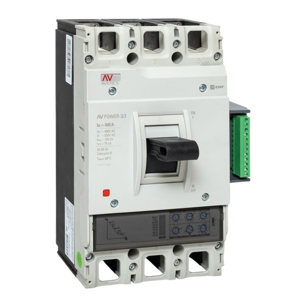 Выключатель автоматический в литом корпусе AV-POWER-3/3 400А 100кА ETU2.2 EKF