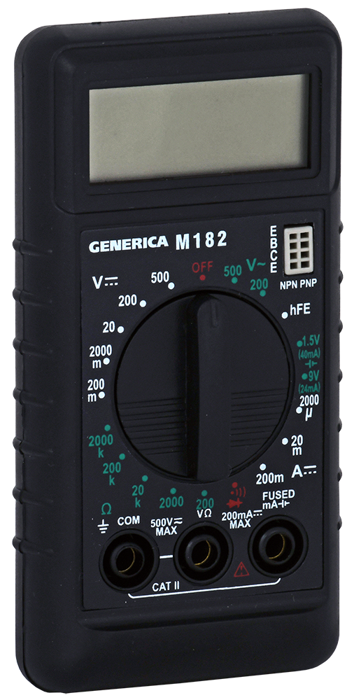Мультиметр цифровой M182 GENERICA
