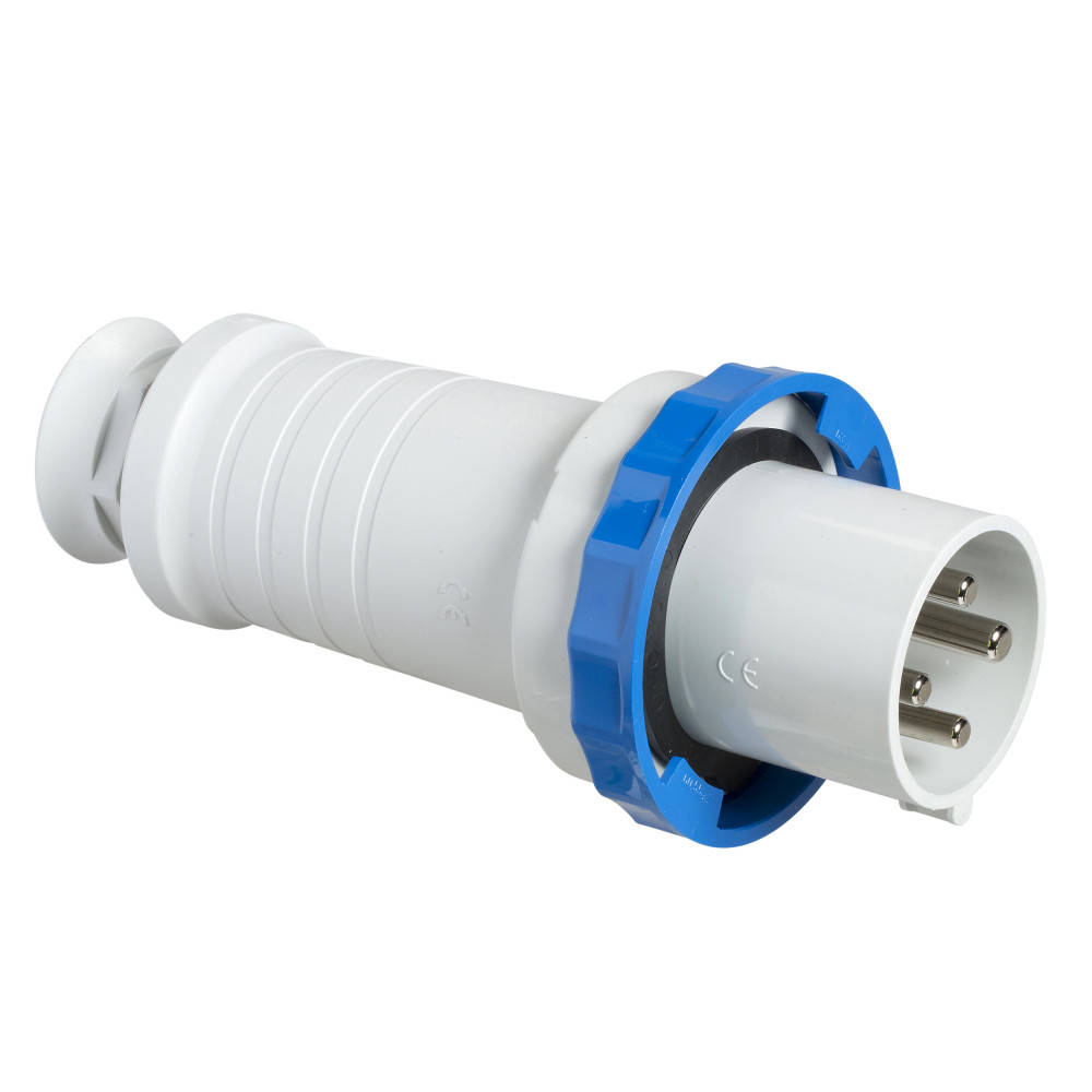 КАБ. ВИЛКА, 125A 4P 220V IP67