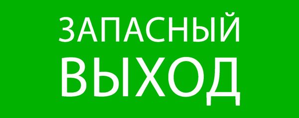 Пиктограмма "Запасный выход" 240x95мм (для SAFEWAY-10) EKF