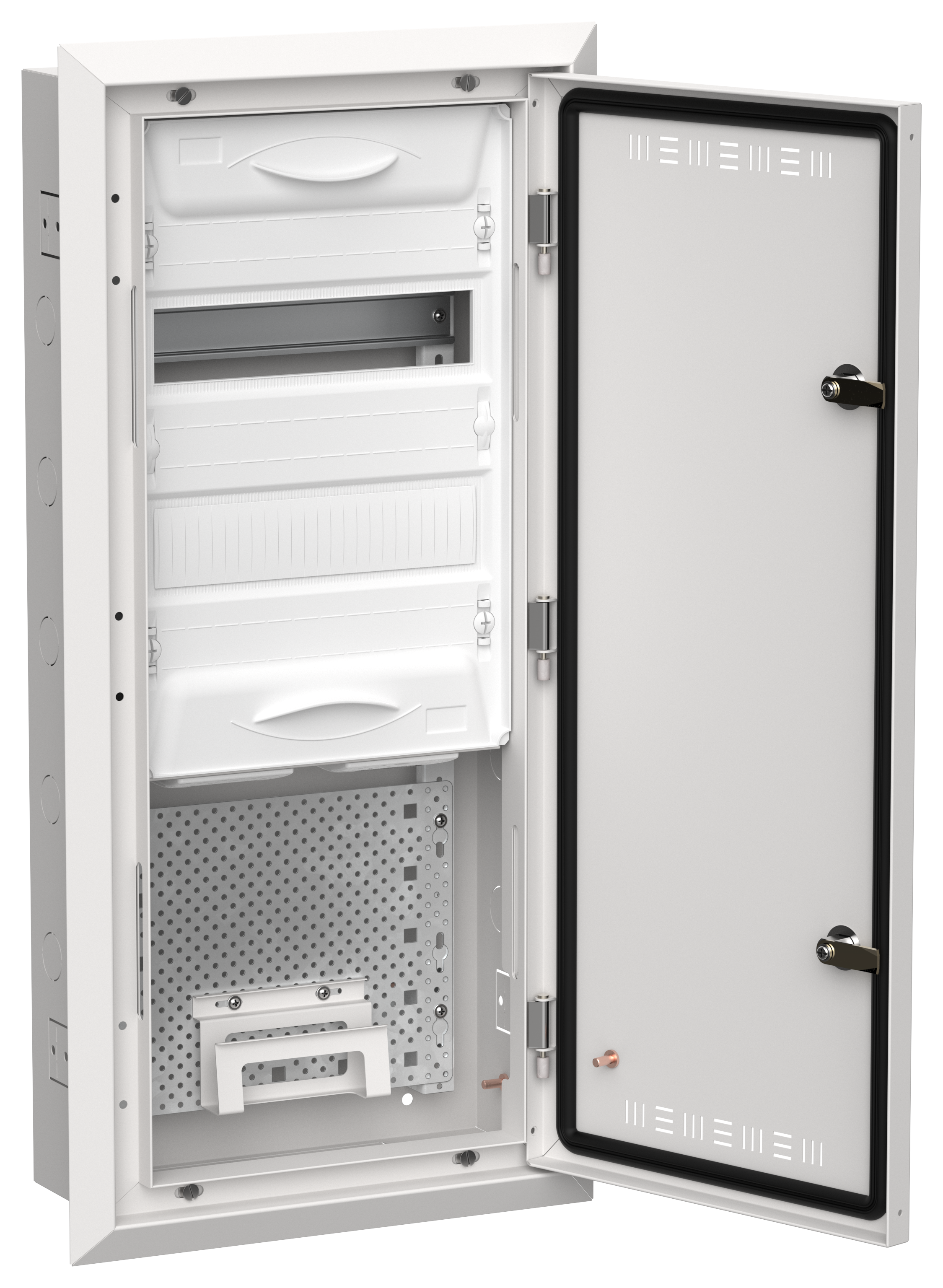 TITAN 5 Корпус комбинированный ЩРв-24 (1х48) 755х365х130мм IP30 белый IEK