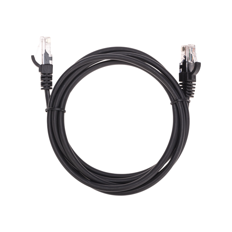 Шнур коммутационный патч-корд U/UTP, CAT 5e, RJ45-RJ45, 26AWG, LSZH, черный, 1,5м REXANT
