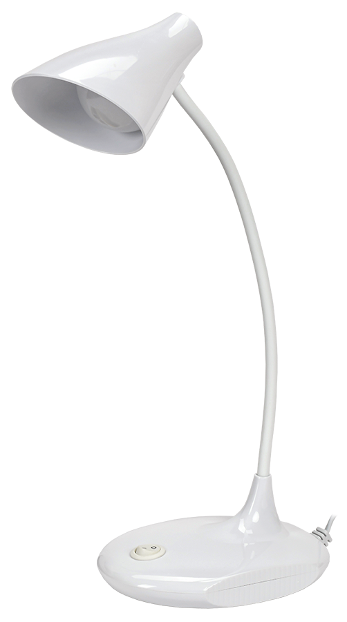 LIGHTING Светильник светодиодный настольный 2024 6Вт диммер шнур белый IEK