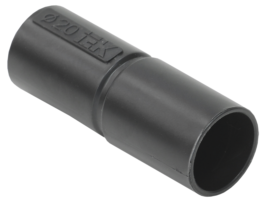 Муфта труба-труба GI20G черная (5шт/компл) IEK