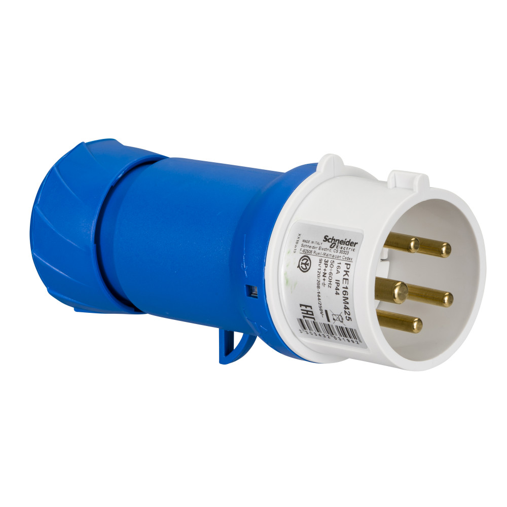 КАБ ВИЛКА ВИНТ 16А 3P-N-E 200-250 IP44