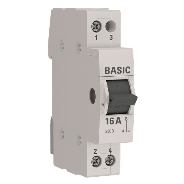 Трехпозиционный переключатель 1P 16А Basic