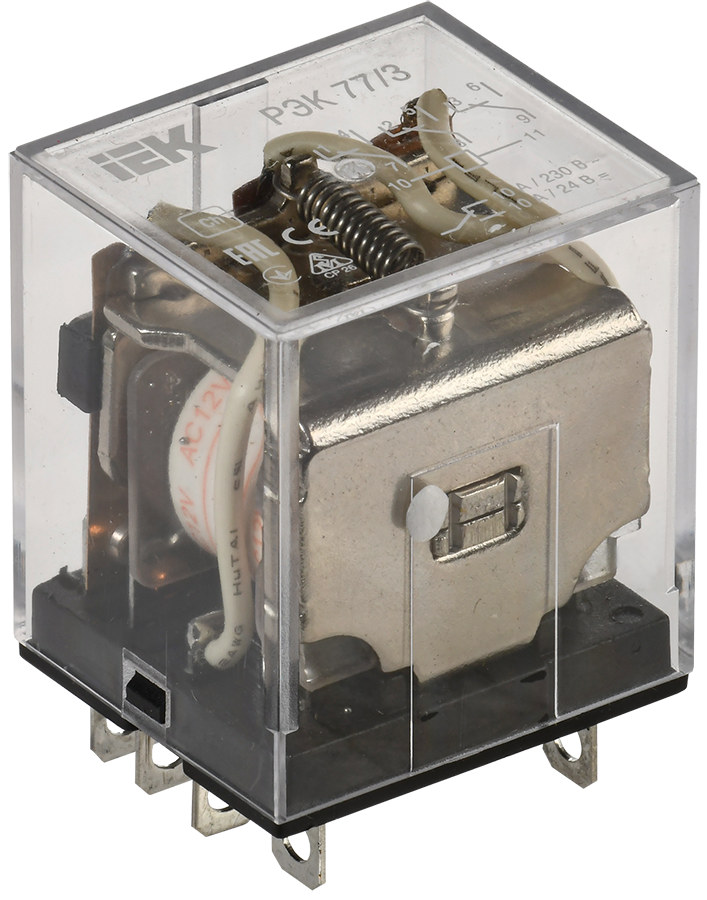 Реле РЭК77/3 10А 12В AC IEK