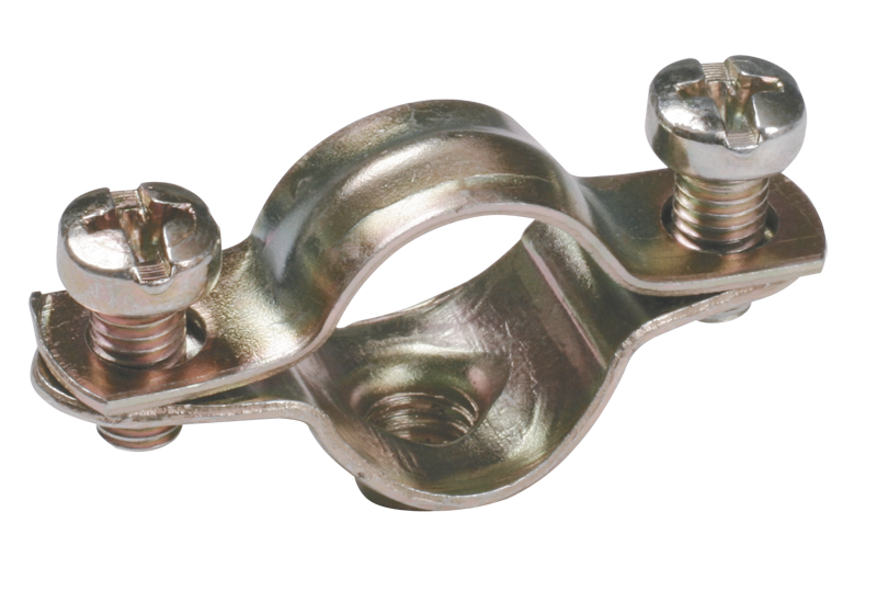 Скоба металлическая двухкомпонентная d=31-32мм IEK