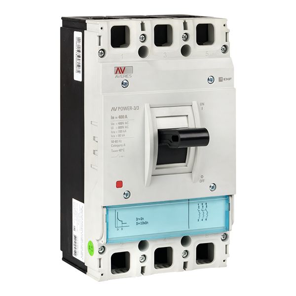 Выключатель автоматический в литом корпусе AV-POWER-3/3 400А 35кА TR EKF