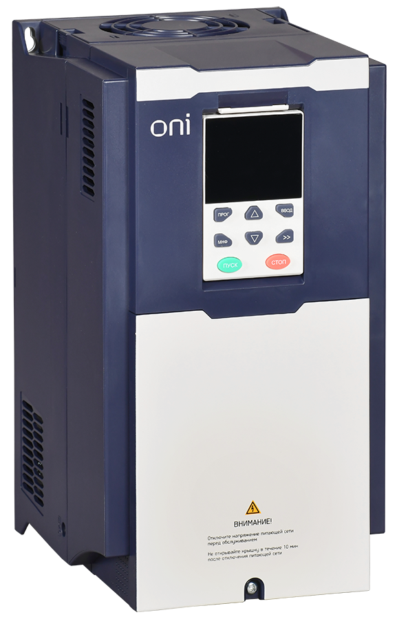 Преобразователь частоты K750 380В 3Ф 7,5-11кВт 17-25А со встроенным тормозом ONI
