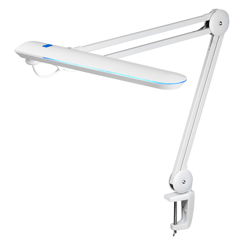Лампа настольная бестеневая, струбцина, 60 SMD LED, белая REXANT