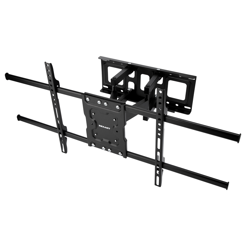 Кронштейн для телевизора 37"-85", наклонно-поворотный, двойное колено REXANT