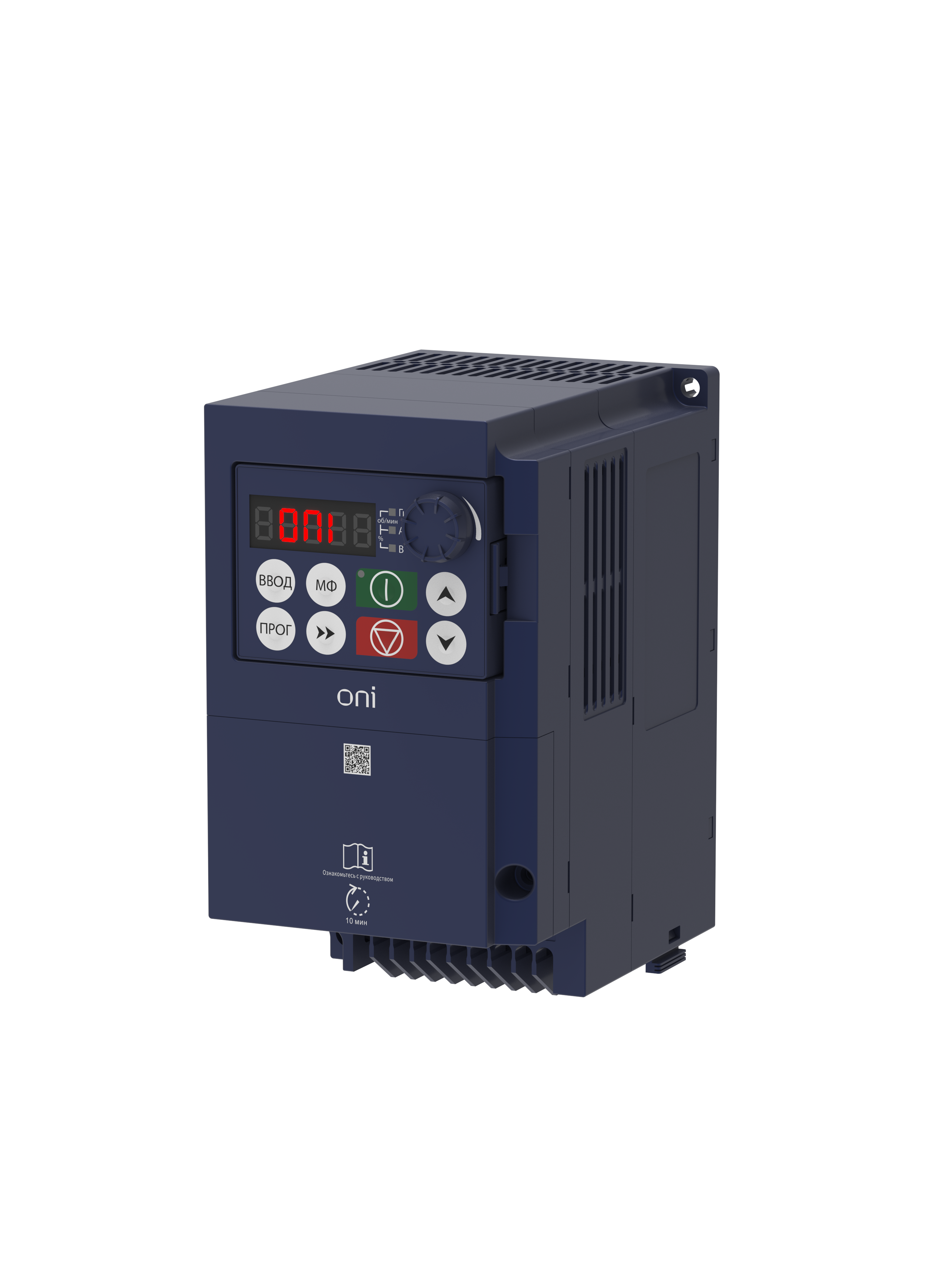 Преобразователь частоты FC-430 380В 3Ф 2,2кВт 5,2А встроенный тормозной модуль ONI