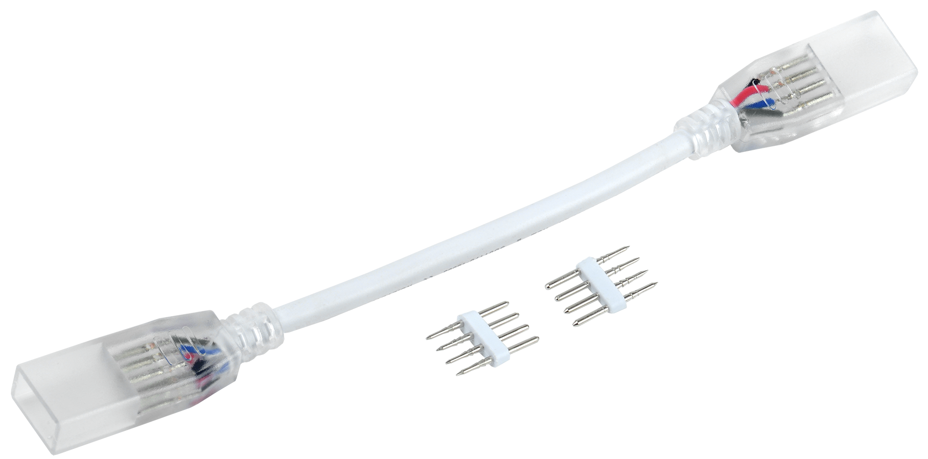 Коннектор ALFA RGB 14мм гибкий (разъем-10см-разъем) (5шт) UA IEK