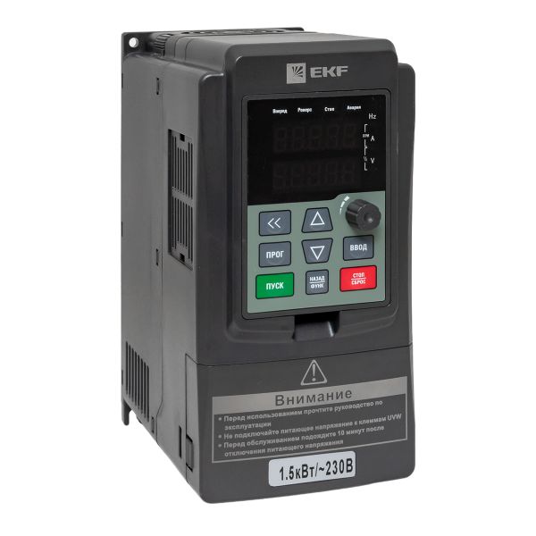 Преобразователь частоты 1,5/2,2кВт 1x230В VECTOR-100 EKF PROxima