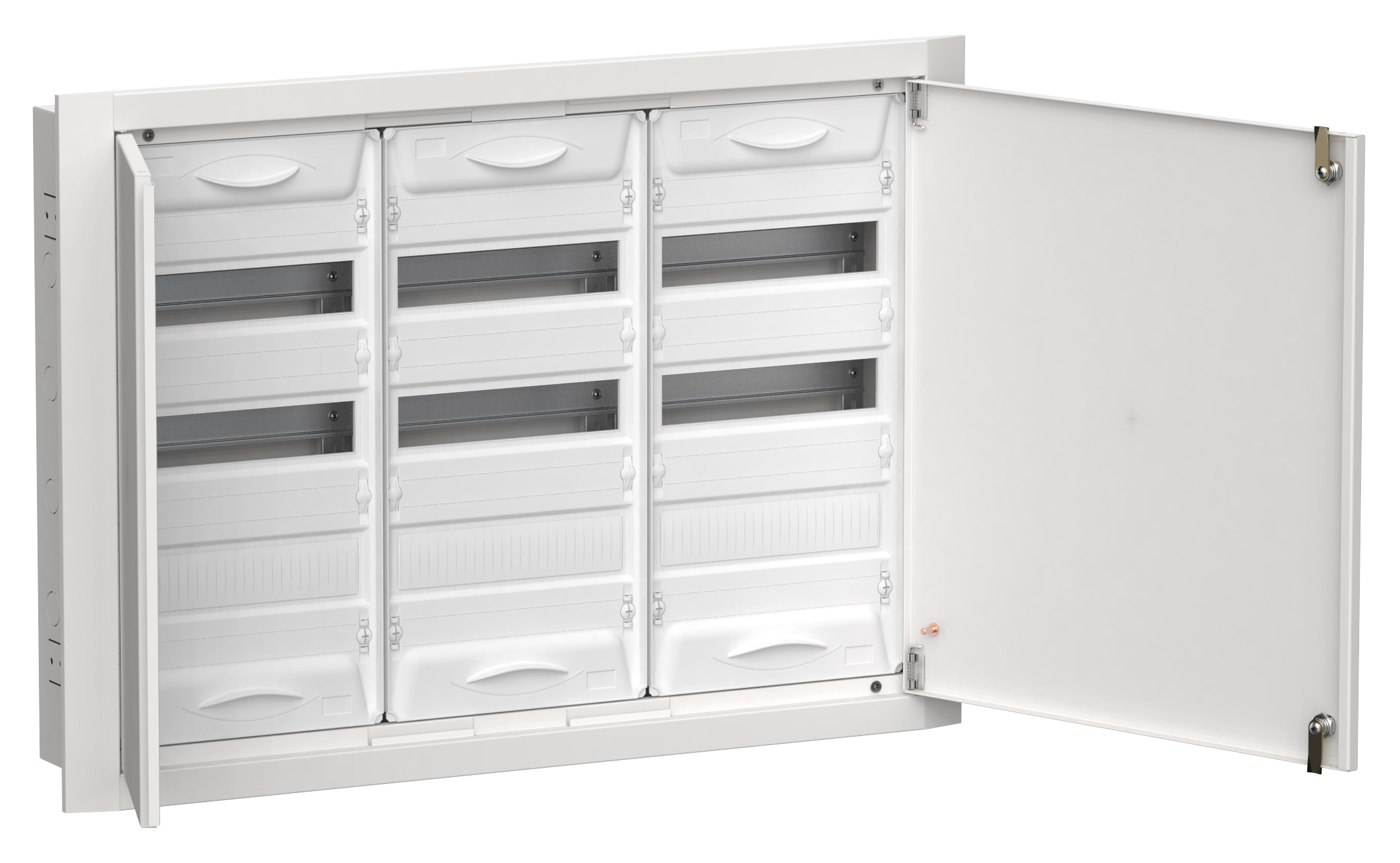 TITAN 5 Корпус металлический ЩРв-108 (3х36) 630х885х130мм IP31 белый (две двери) IEK