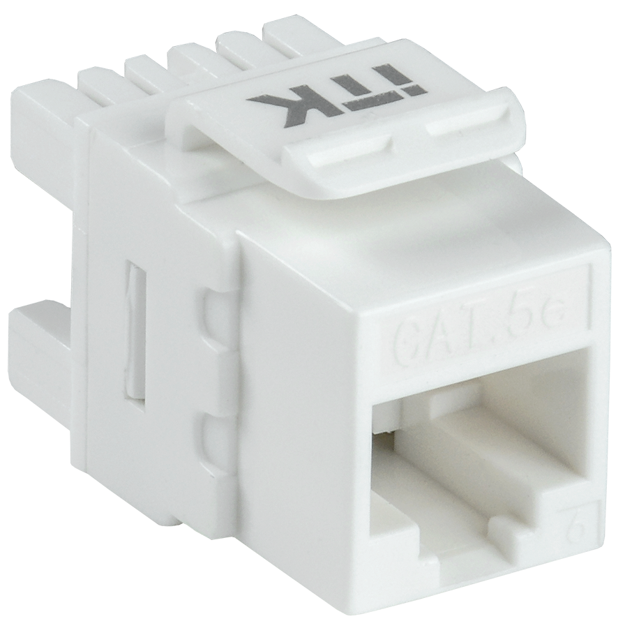ITK Модуль Keystone Jack кат.5E UTP 110 IDC 180град